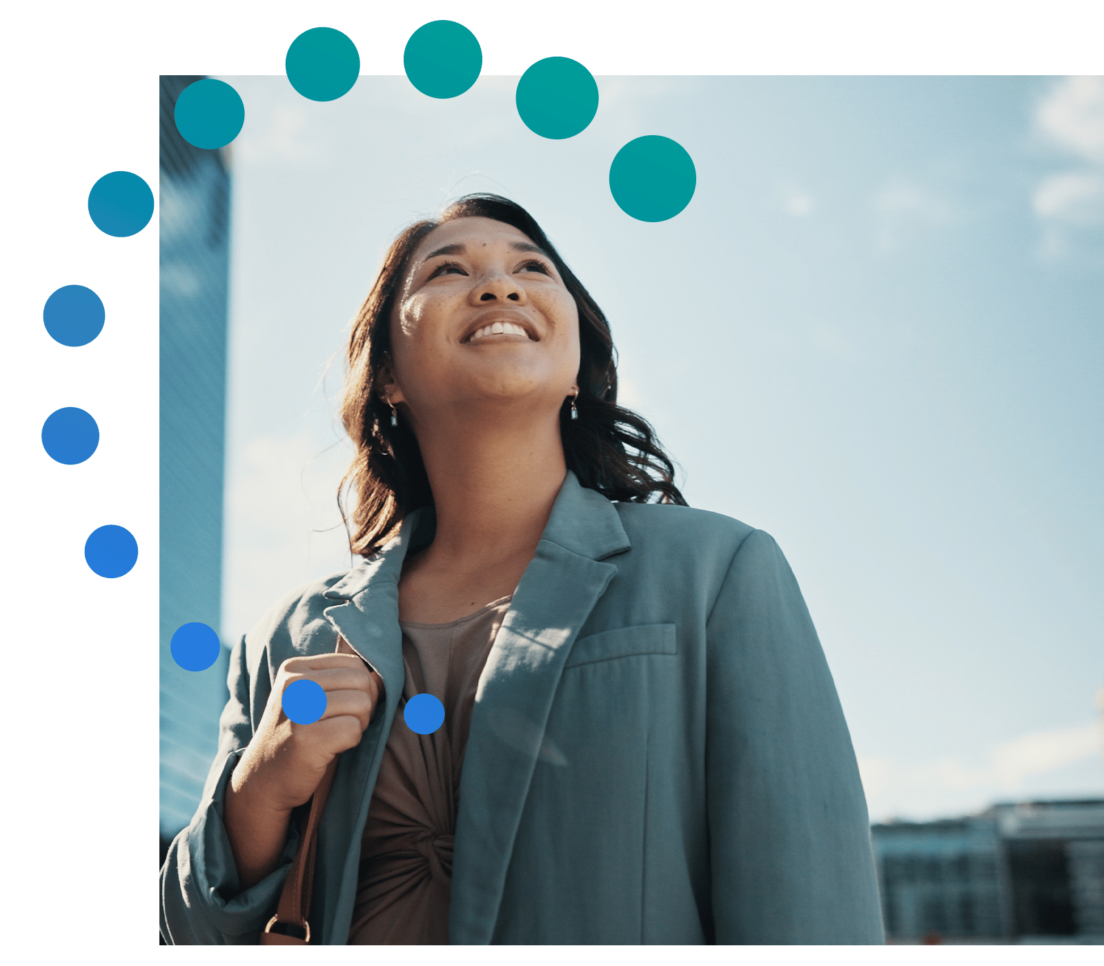 Financially secure woman